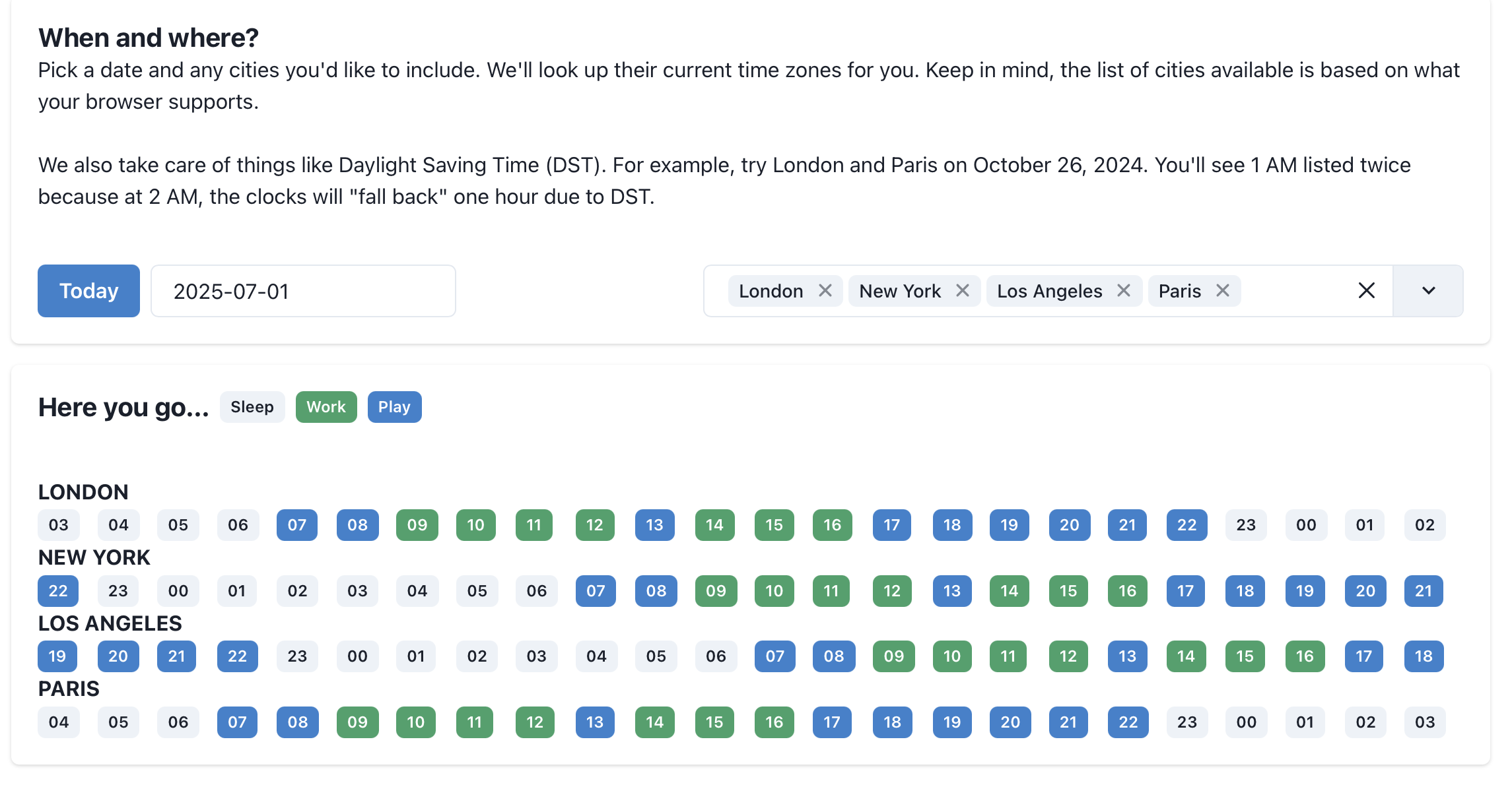 Timezone Guru